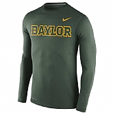 Baylor Bears Nike Stadium Dri-FIT Touch Long Sleeve WEM Top - Green,baseball caps,new era cap wholesale,wholesale hats